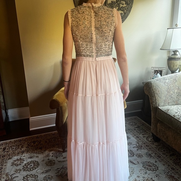 Needle & Thread Beaded pink tulle gown - Picture 10 of 10